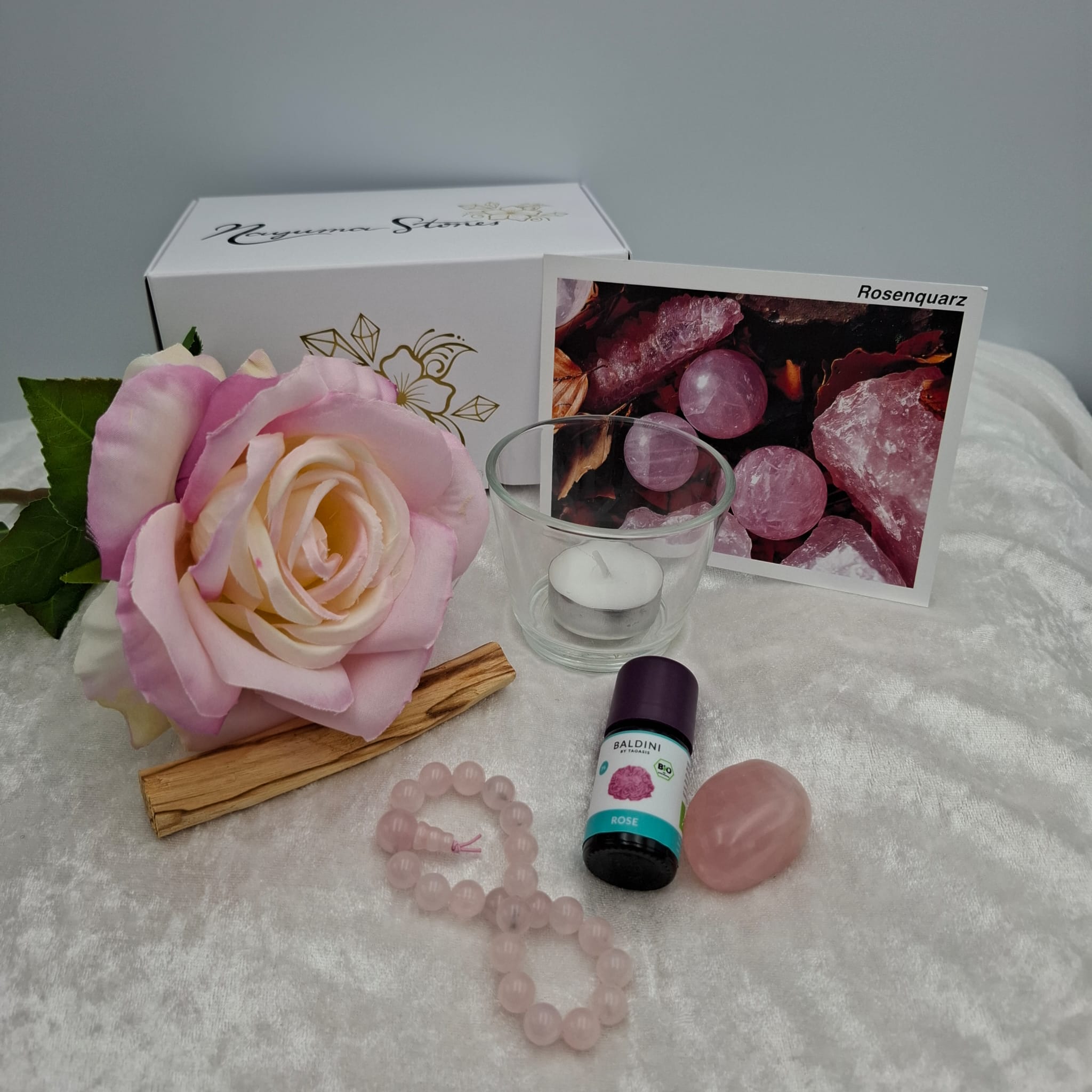 Achtsamkeitsbox Rosenquarz