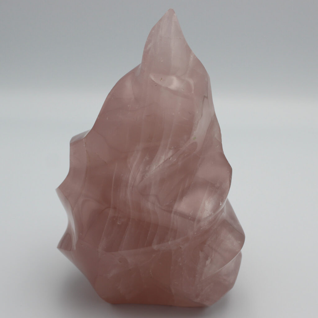 Rosenquarz Flamme Freeform