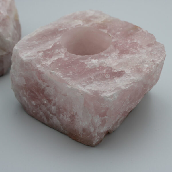 Rose Quartz Tealight Holder