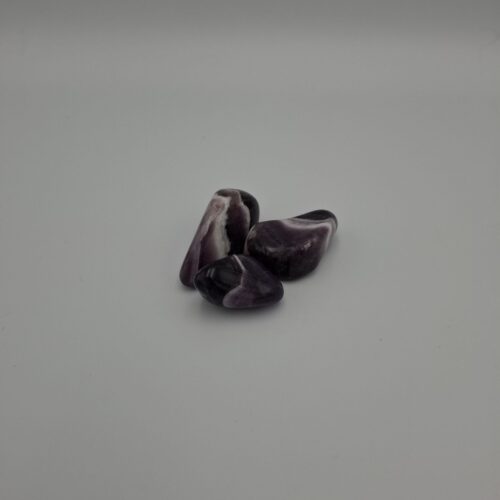 Amethyst, chevron Trommelsteine 2-3cm