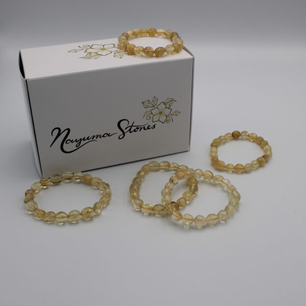 Armband Citrin