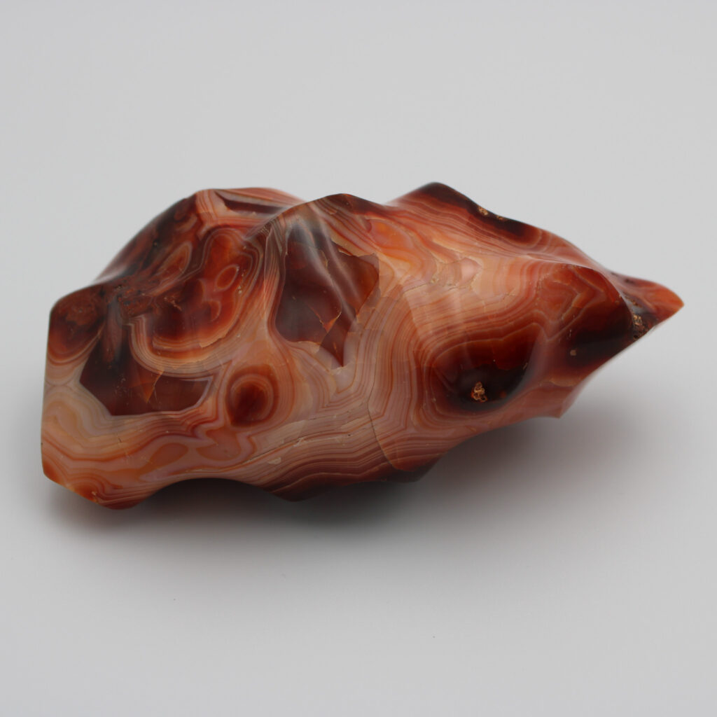 Karneol Freeform Flamme seitlich 2