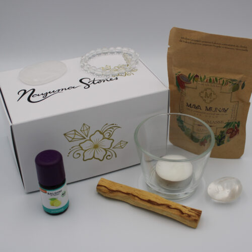 Mindfulness Box Rock Crystal incl. ceremonial cacao