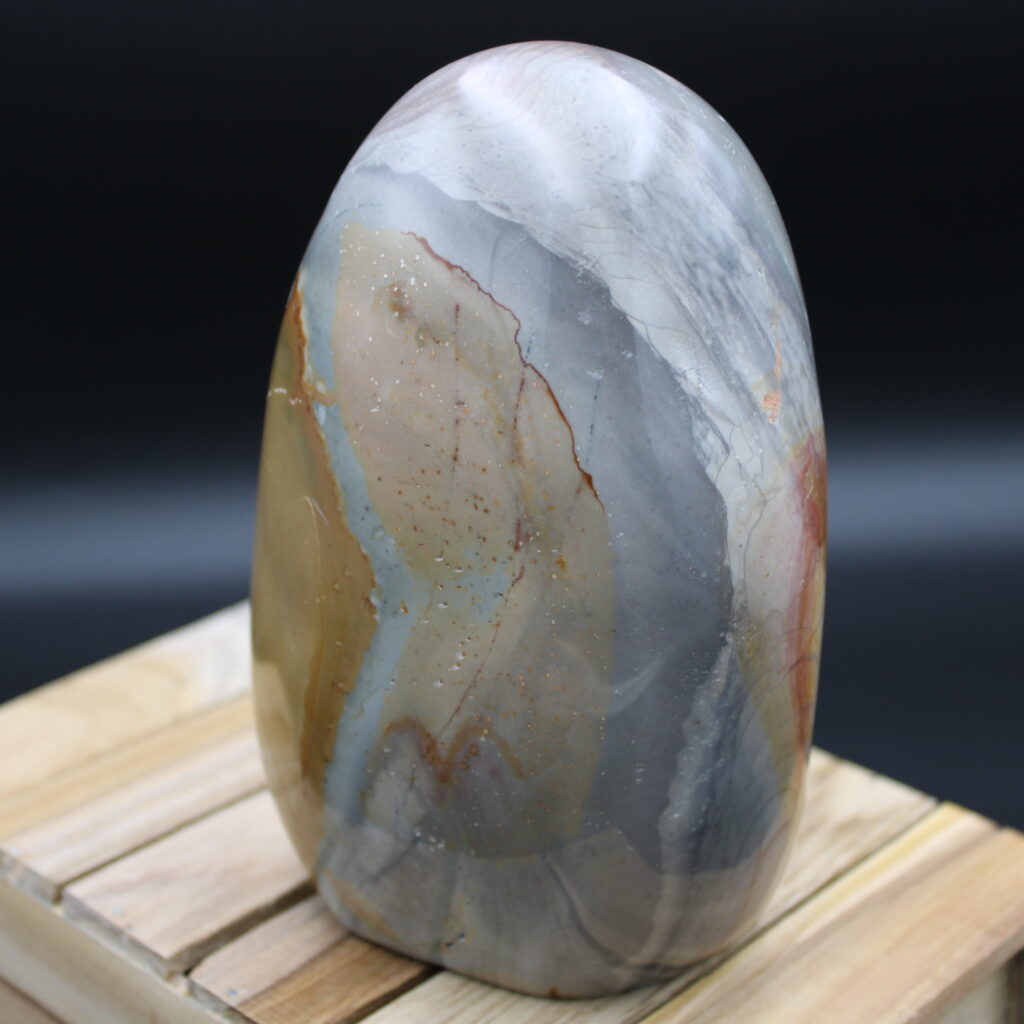  Polychrom-Jaspis Freeform 1470 g Unikat