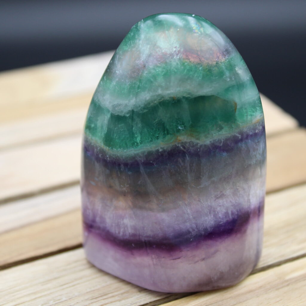 Rainbow Fluorit Freeform 200 g Unikat