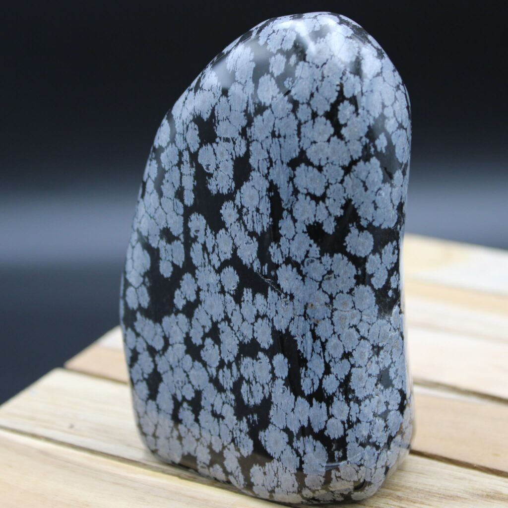 Schneeflocken-Obsidian Freeform 377 g Unikat
