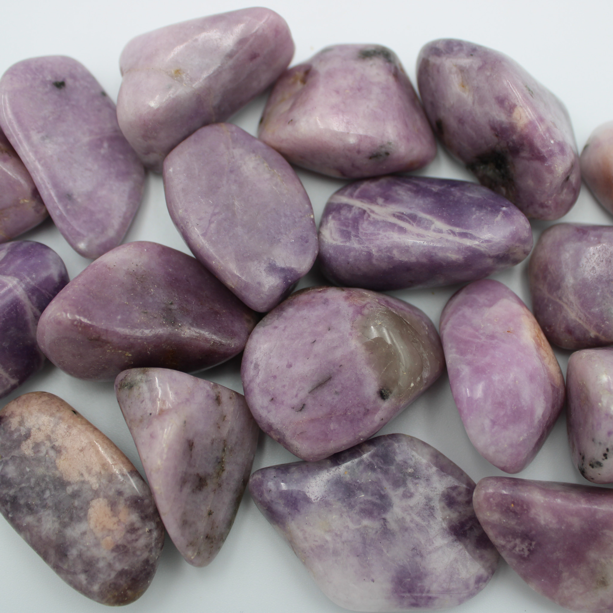 Lepidolith Trommelsteine Bundle