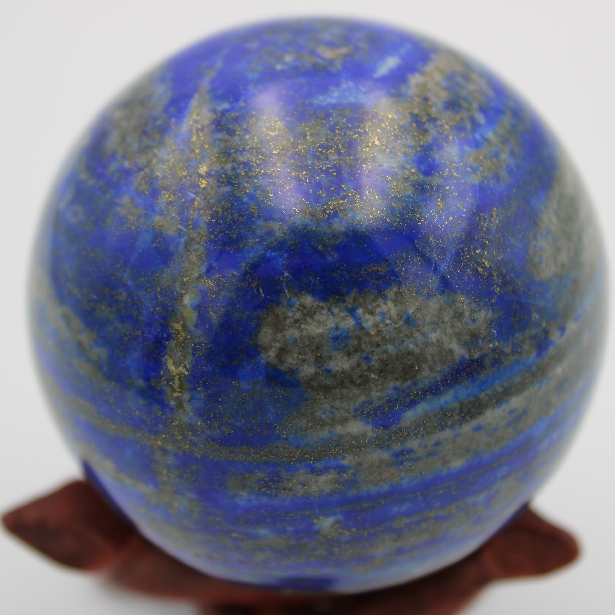 Lapislazuli Sphere closeup 579g