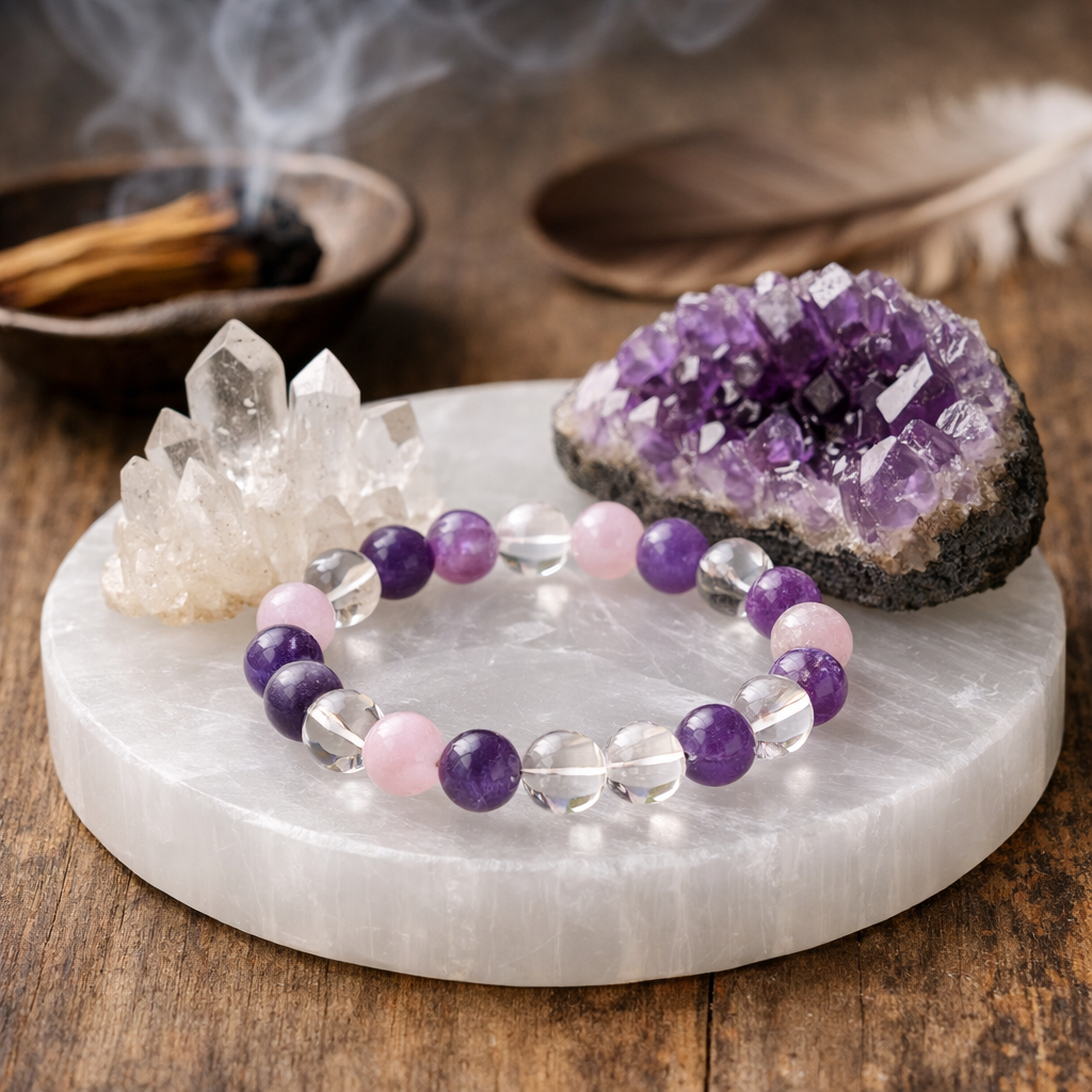 Edelsteinarmband reinigen