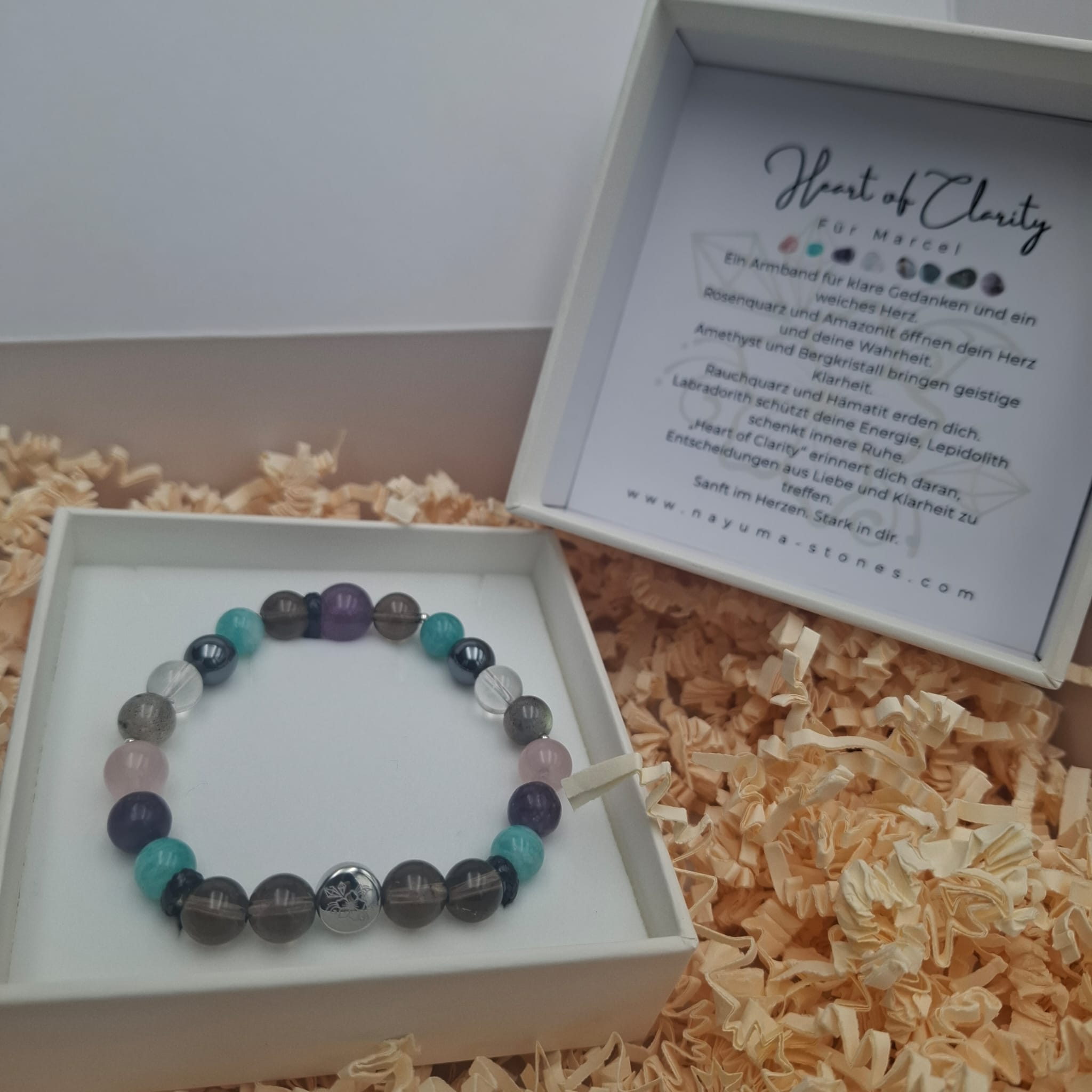 Individuelle Edelsteinarmbänder