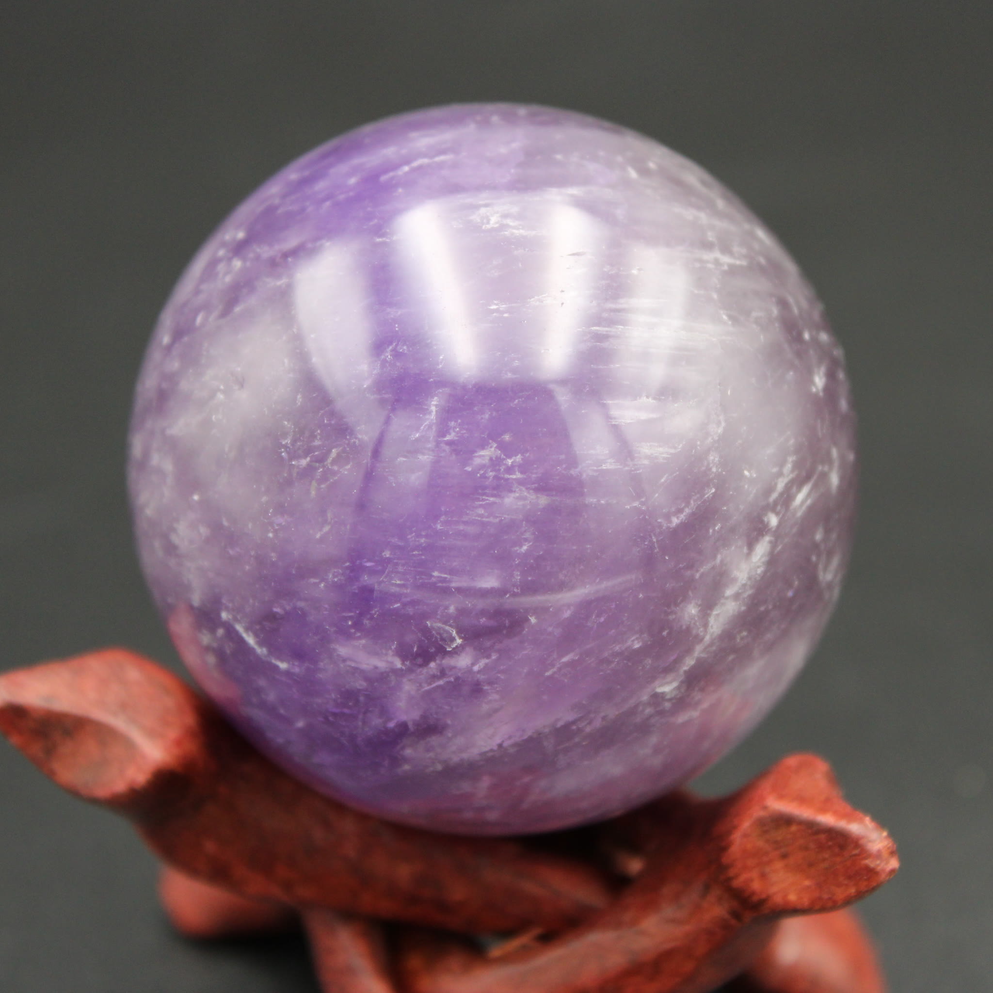 Amethyst Kugel Sphere 248g side