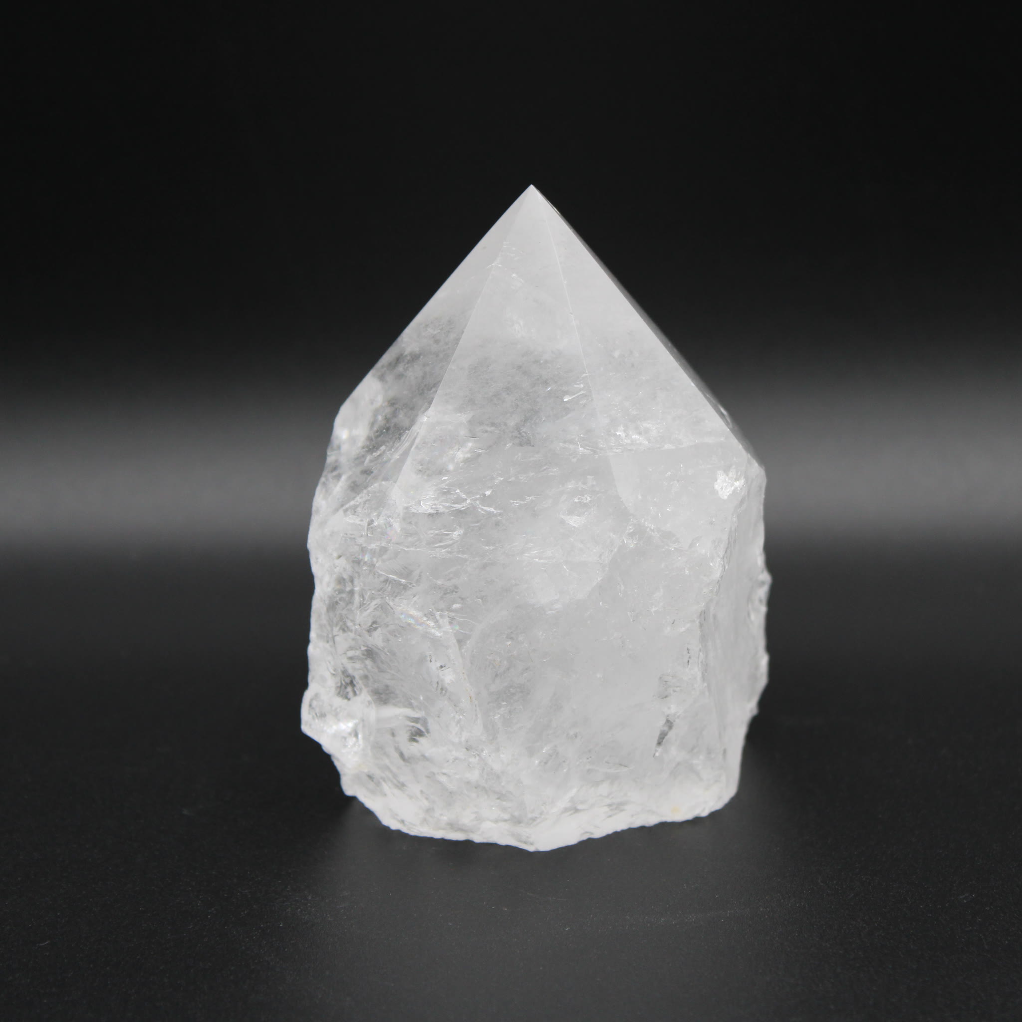 Bergkristall Spitze 483g front