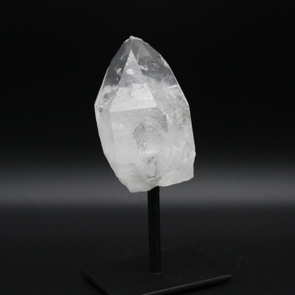 Bergkristall auf Metallständer 325g