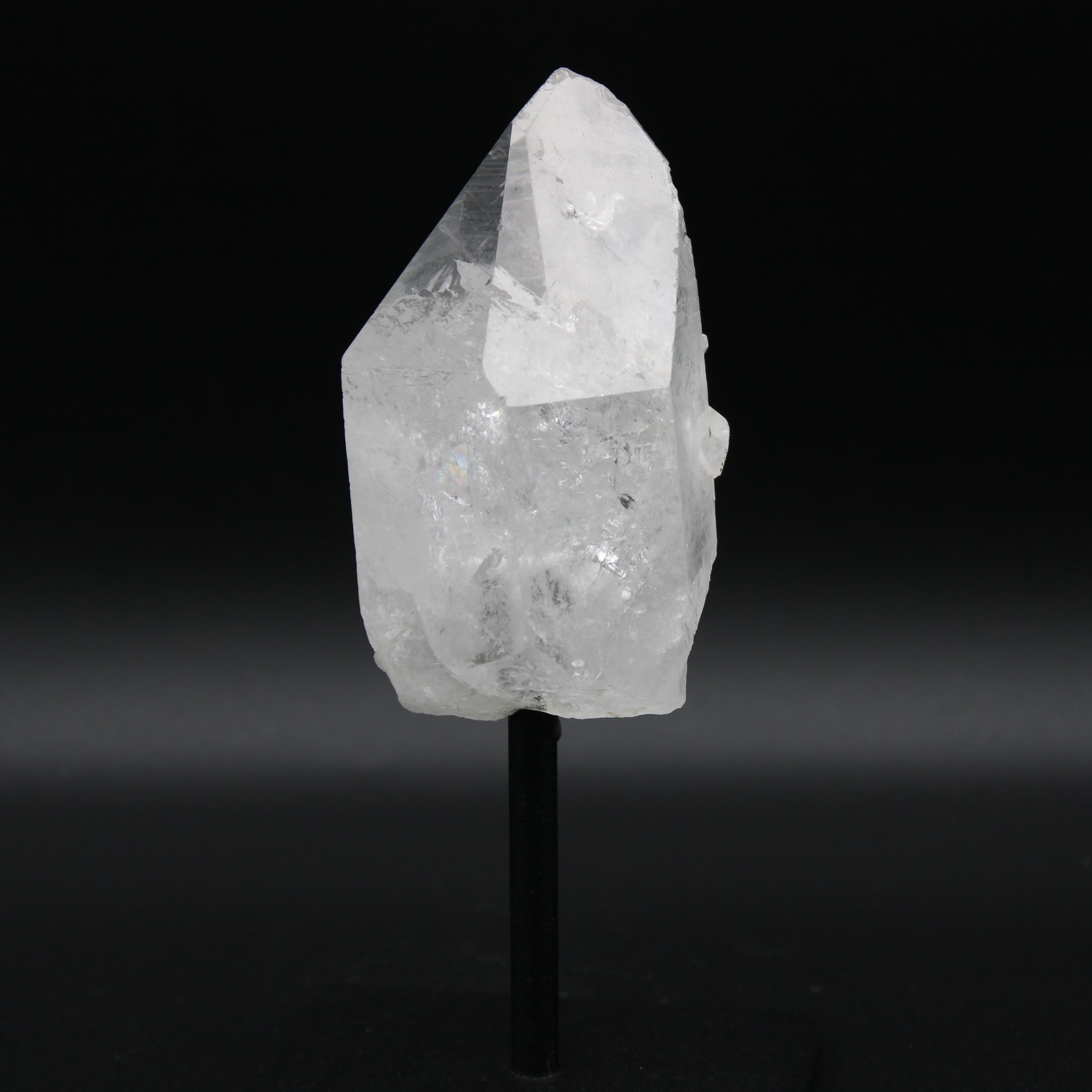 Das Licht in seiner Reinheit · Bergkristall auf Metallständer · 325g · Unikat – Bild 2