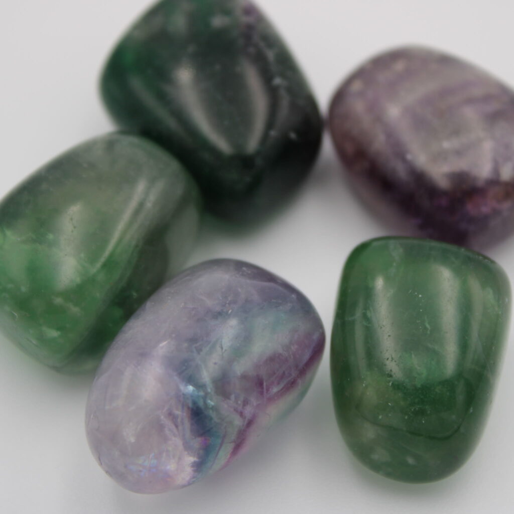 Fluorit Trommelsteine