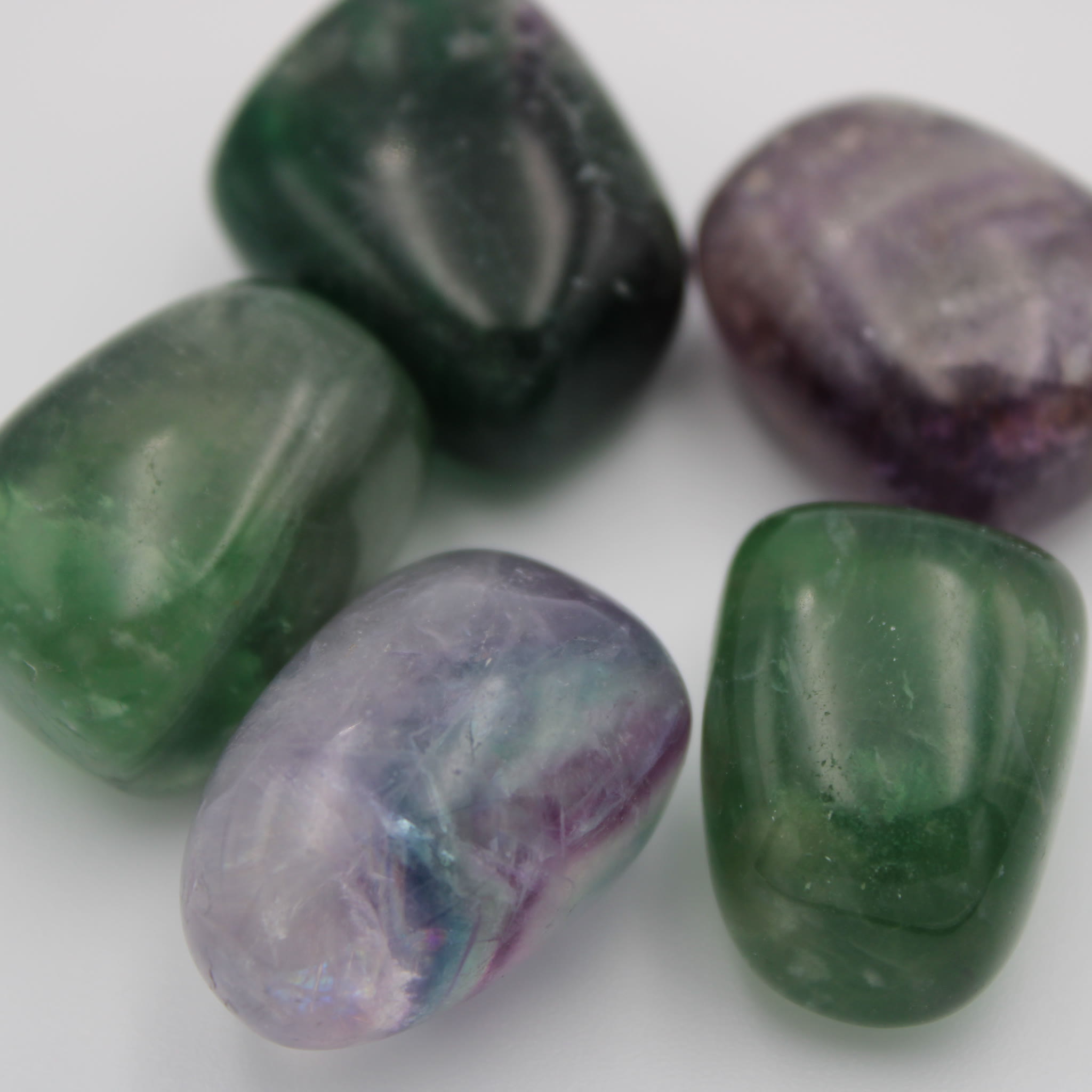 Fluorit Trommelsteine