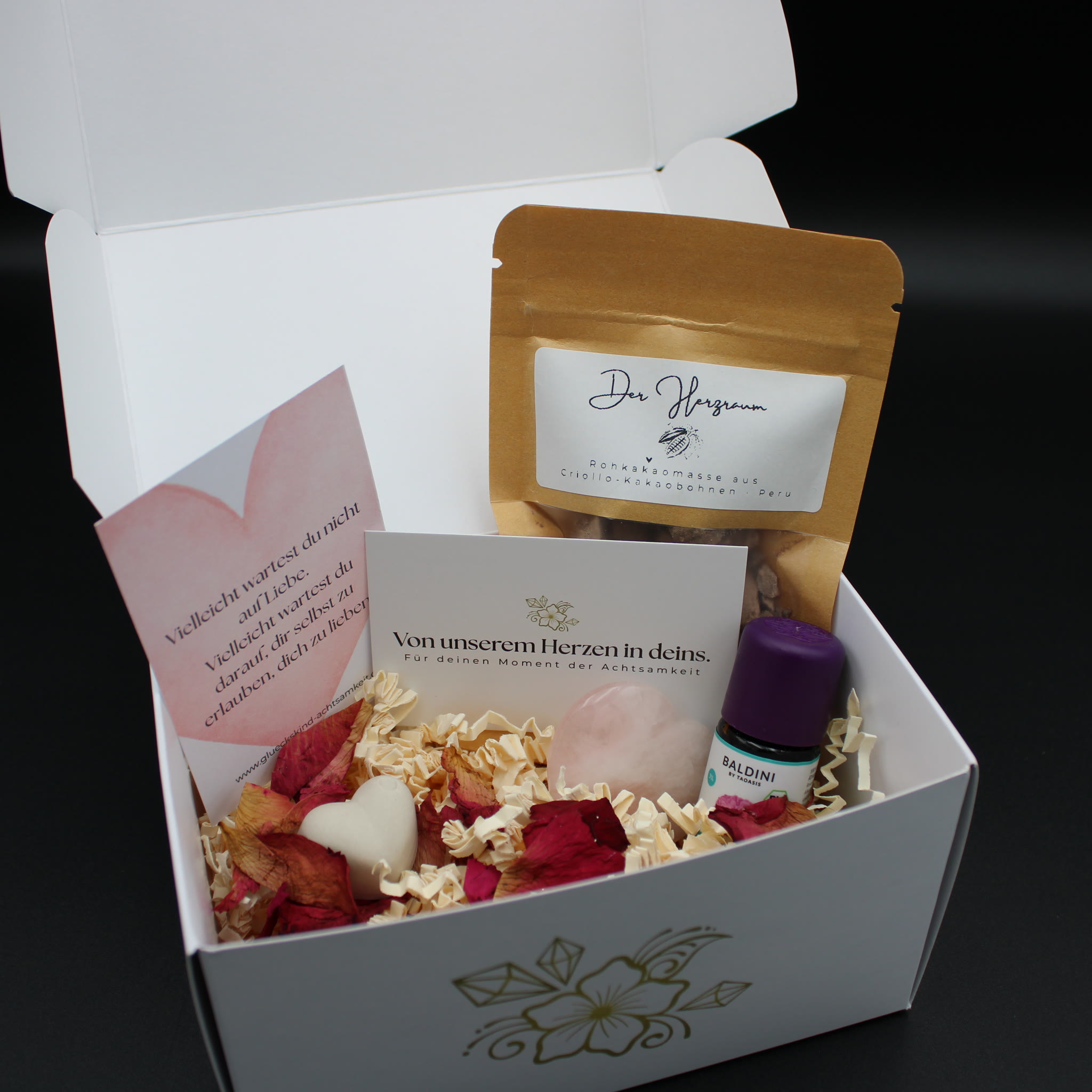 Ritualbox Rosenquarz Kakao Rose Set