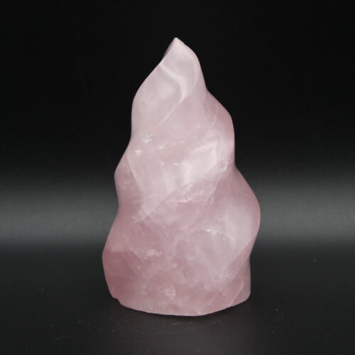 Rosenquarz Freeform Flamme 498g