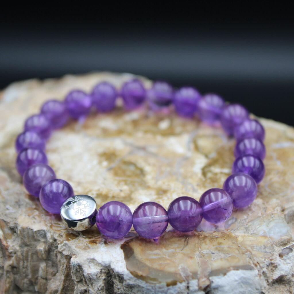 Armband Amethyst wood