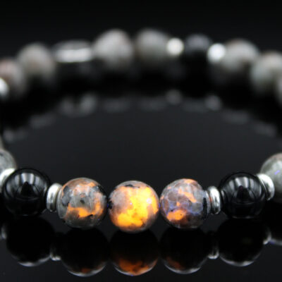 Armband Yooperlite Onyx 925er Silber