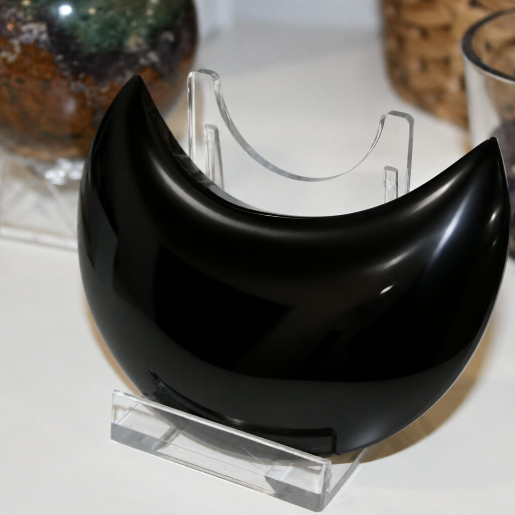 Obsidian Halbmond 160g side