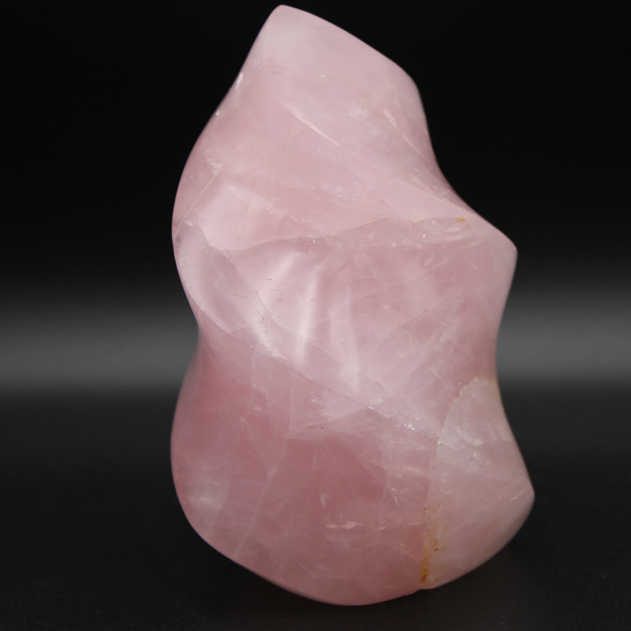 Rosenquarz Freeform Flamme 1246g back