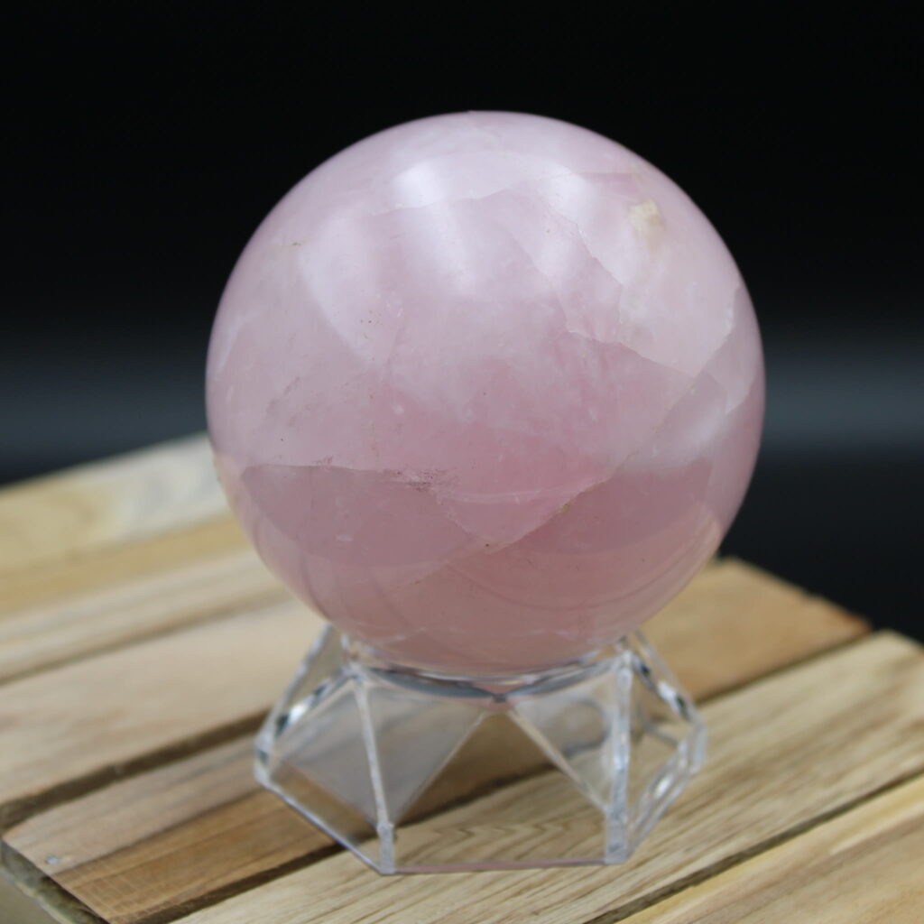 Rosenquarz Kugel Sphere 439g