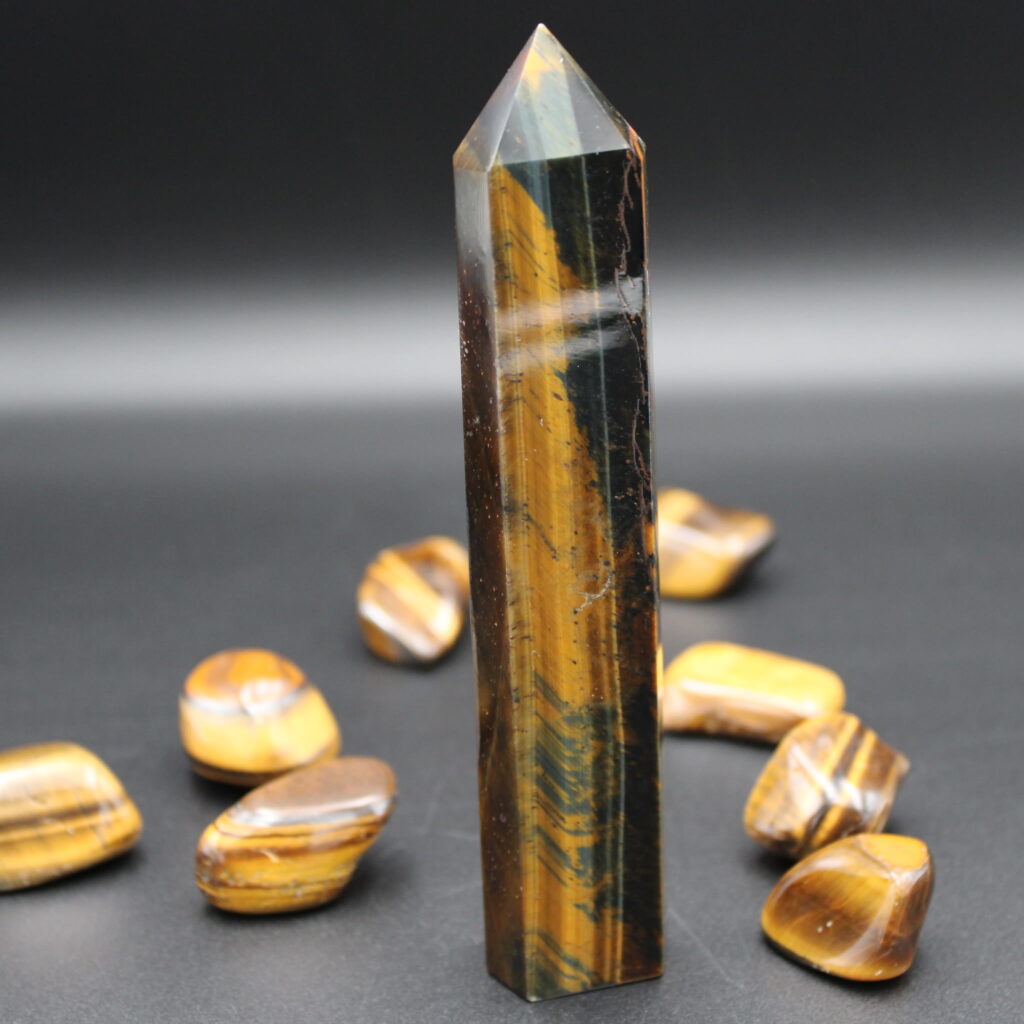 Tigerauge Obelisk 222g