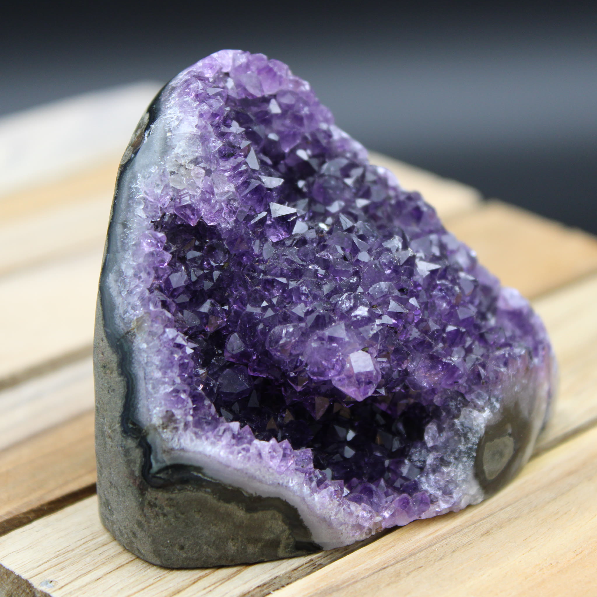 Amethyst Geode 178g side