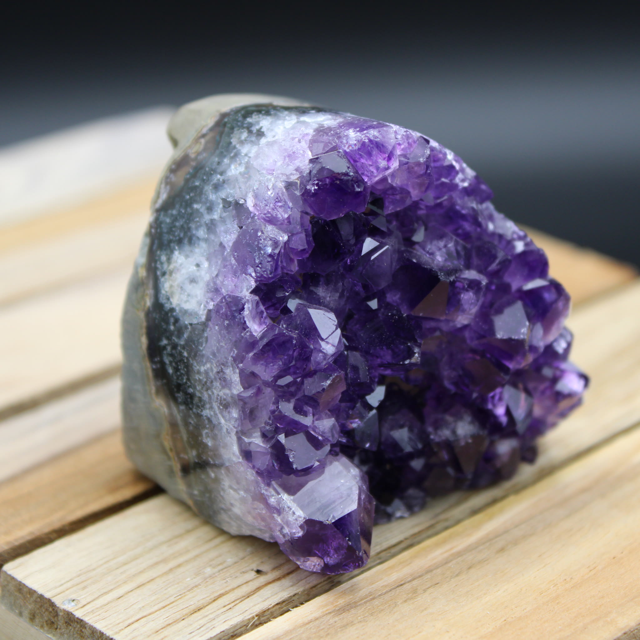 Amethyst Geode 193g side