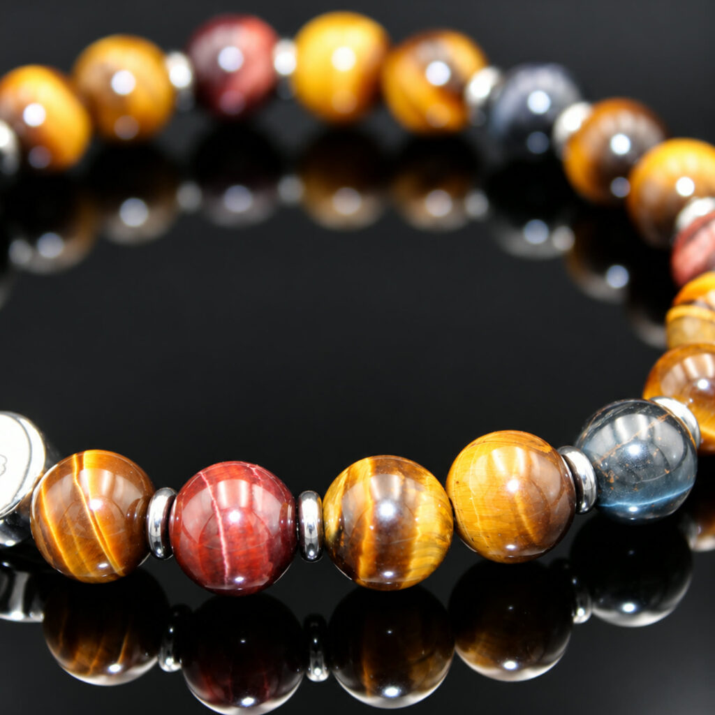 Armband Tigerauge 8 mm Perlen